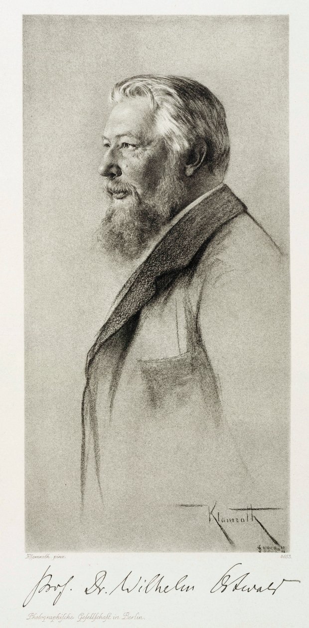 Wilhelm Ostwald lett kémikus, 1910 alkotó: Unbekannt