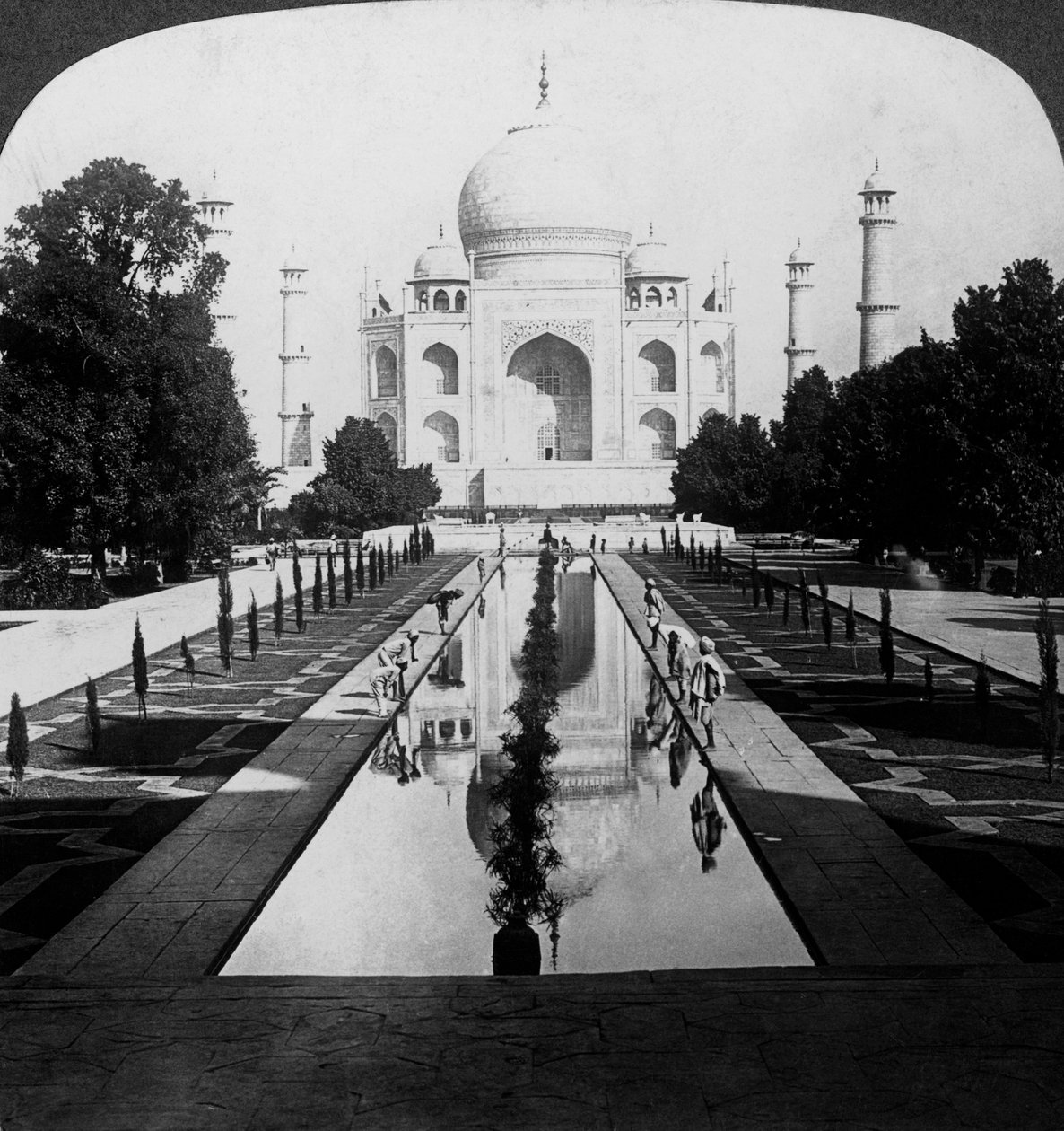Taj Mahal, Agra, Uttar Pradesh, India. alkotó: Underwood and Underwood