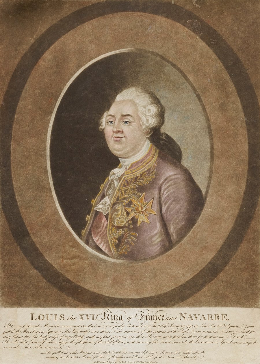 XVI. Lajos, Franciaország és Navarra királya alkotó: Unidentified