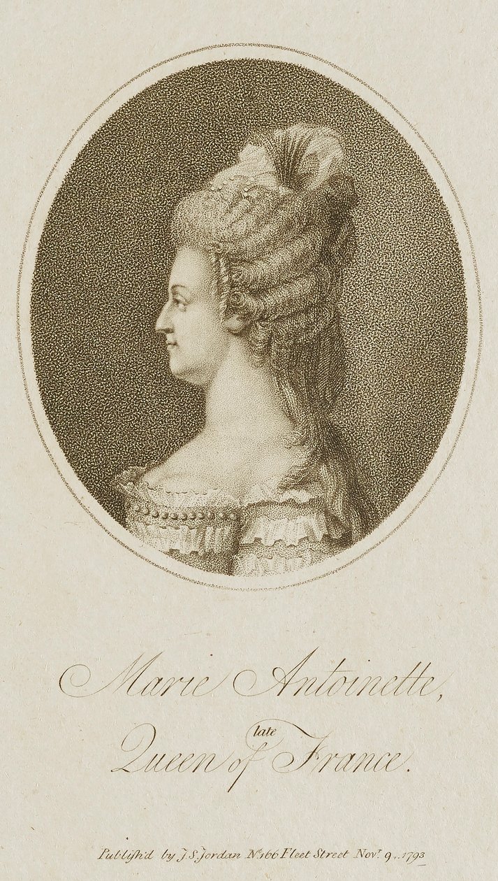 Marie Antoinette, Franciaország néhai királynője alkotó: Unidentified