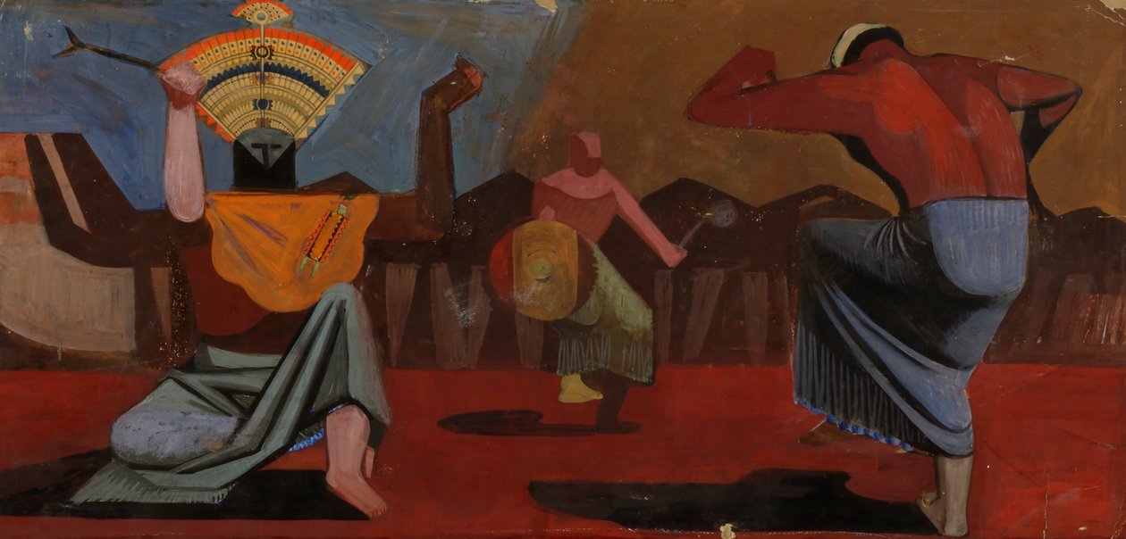 Sketch for Indian Dancers alkotó: Unidentified