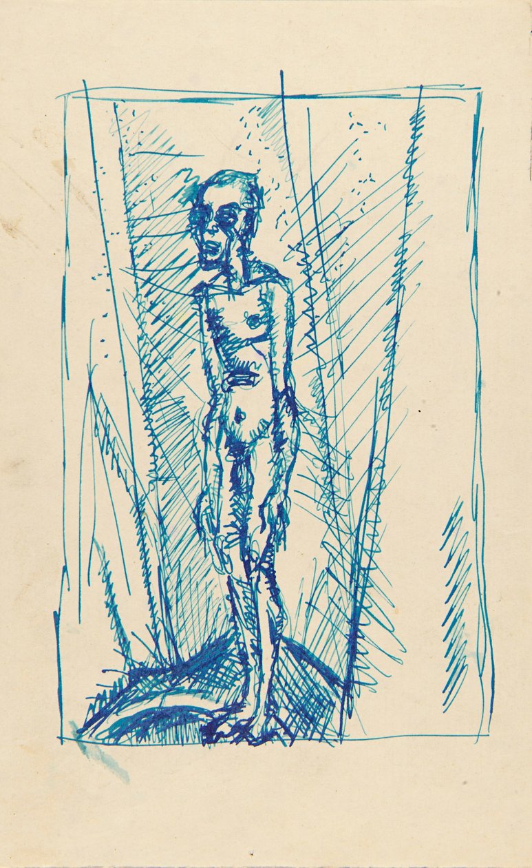 Álló meztelen férfi alkotó: Unidentified