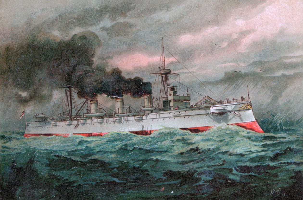 S.M. Nagy cirkáló Augusta császárné alkotó: Unknown