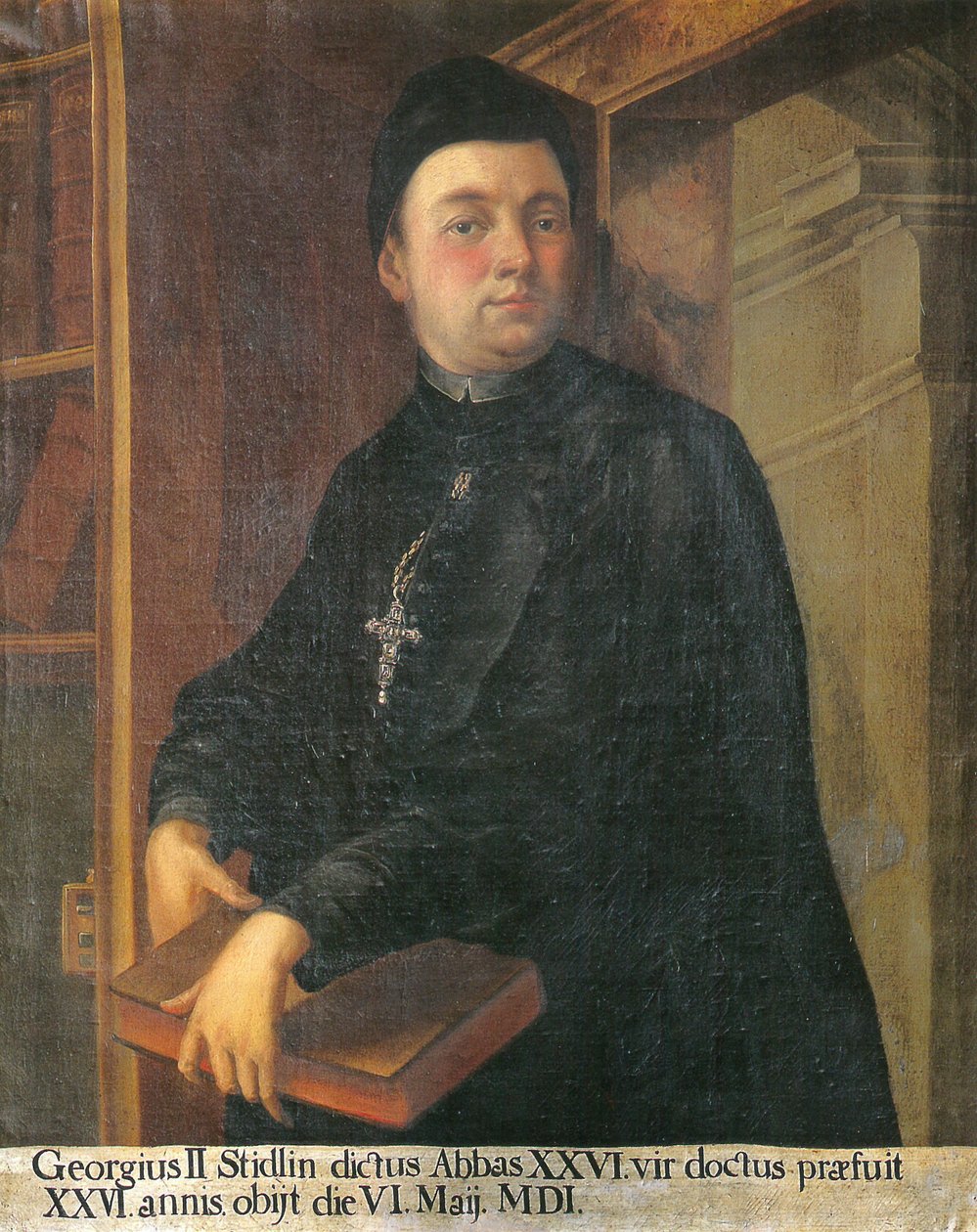 a 26. apát, Georg Stüdlin (Steudlin, Stidlin) alkotó: Unknown