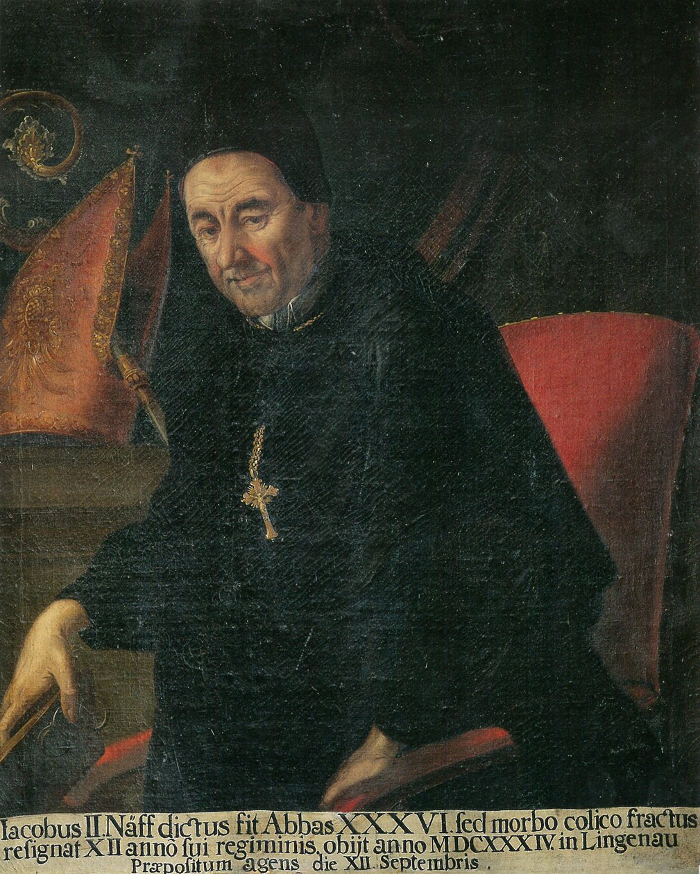 a 36. apát, Jakob Naeff alkotó: Unknown