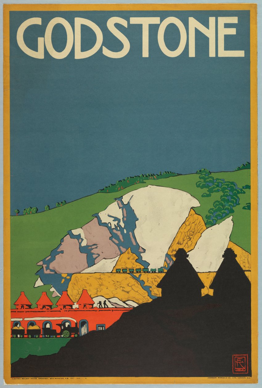Plakát, Godstone, London Underground, 1915 alkotó: Unknown