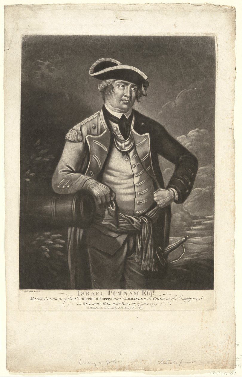 Israel Putnam, Esq. alkotó: Unknown