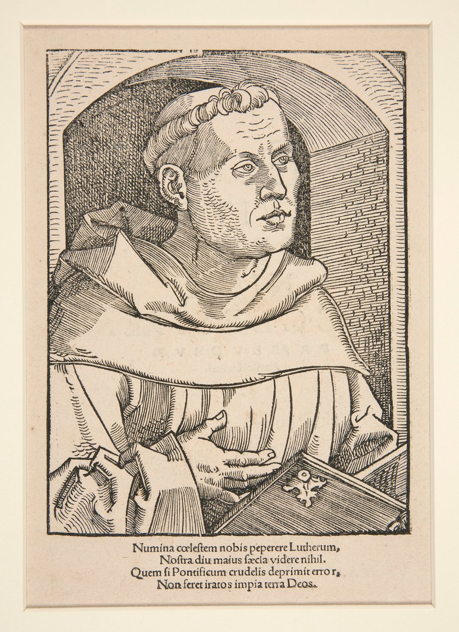 Luther Márton portréja alkotó: Unknown