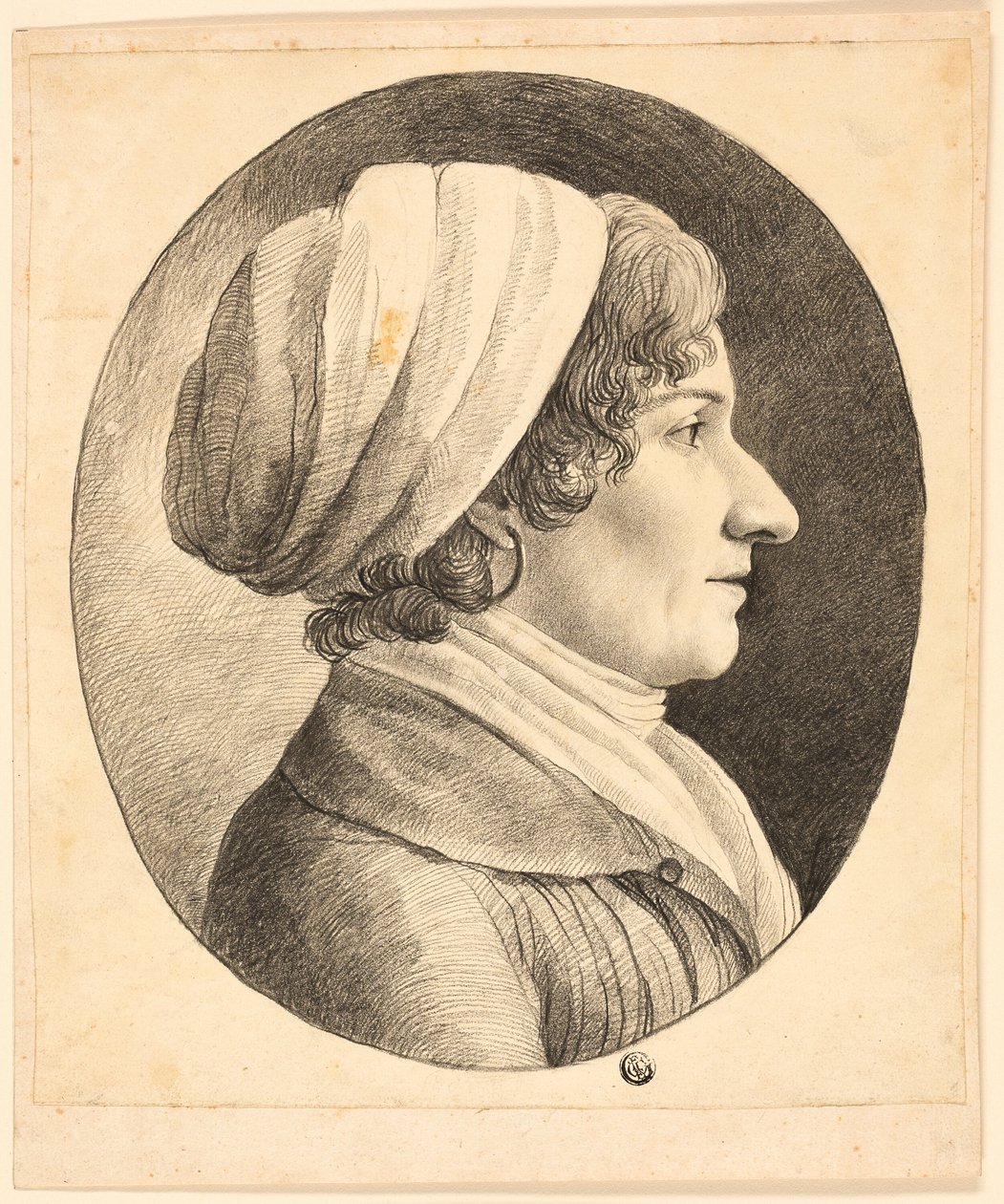 Profil Bust of a Woman Wearing a Cap alkotó: Unknown