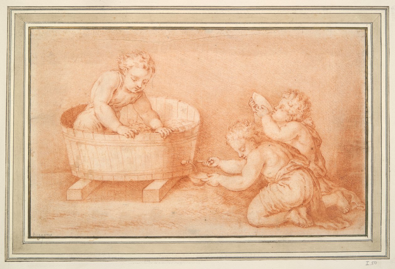 Putti borkészítés alkotó: Unknown