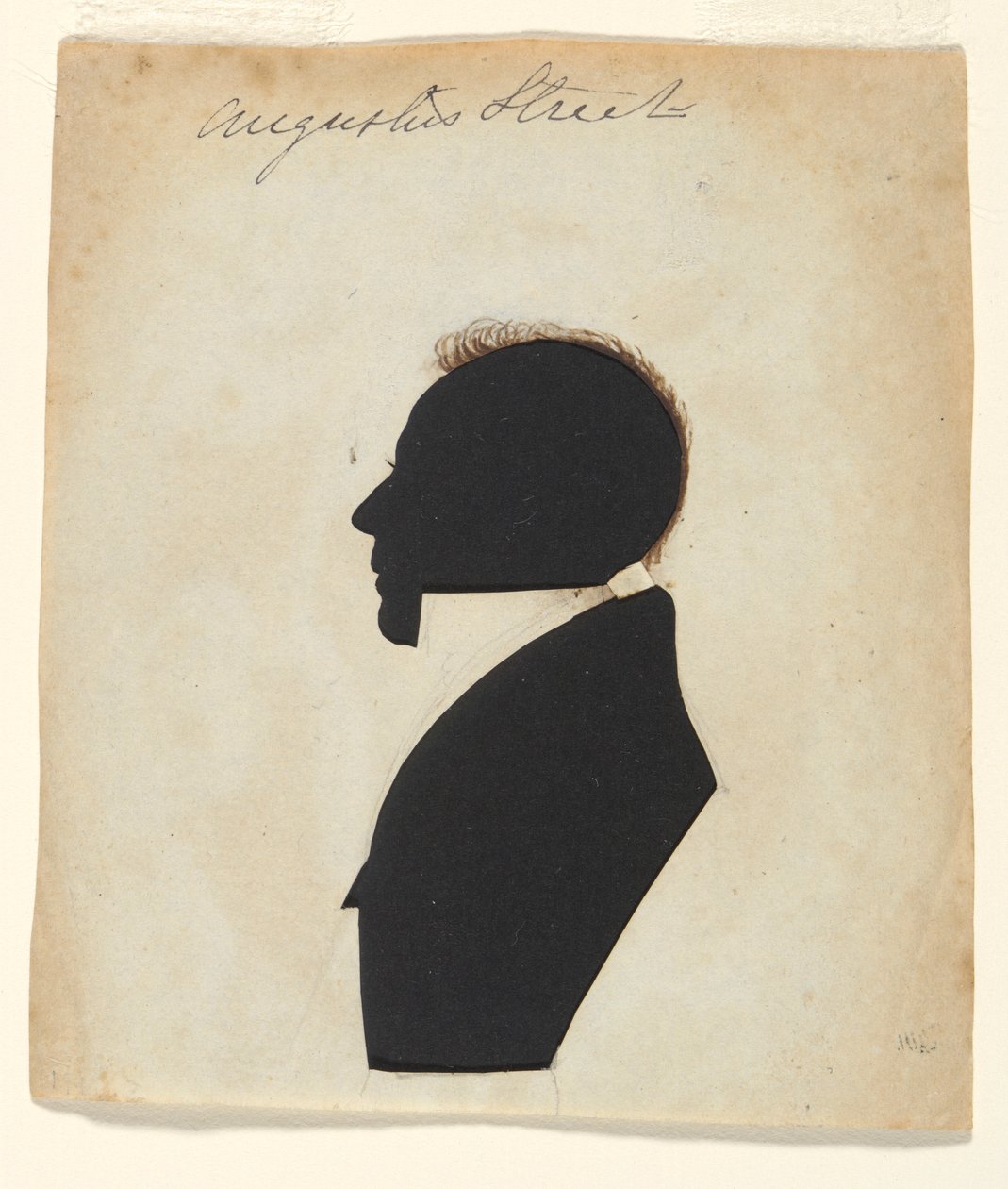 Sziluett – férfi (Augustus utca) alkotó: Unknown