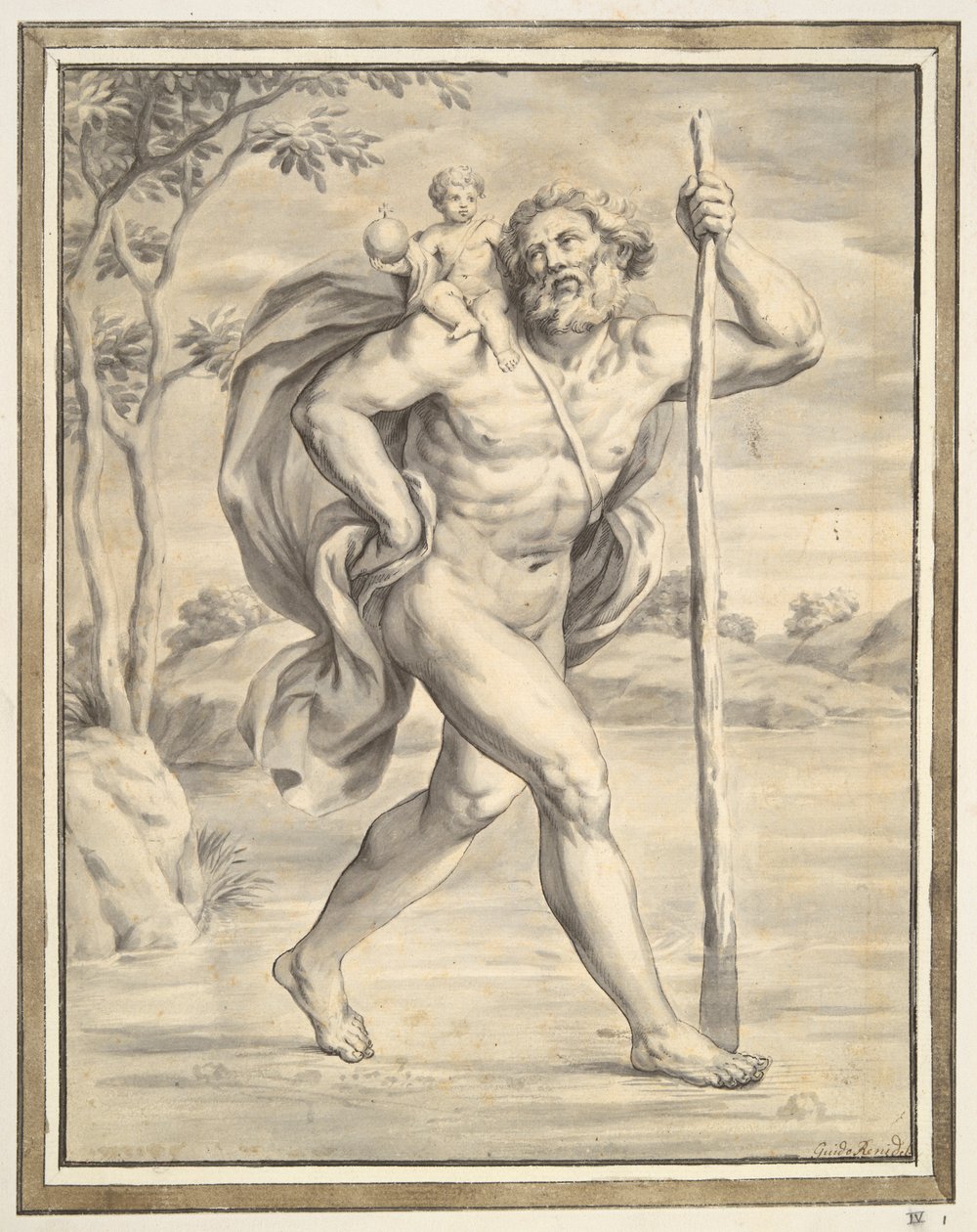 Szent Kristóf alkotó: Unknown