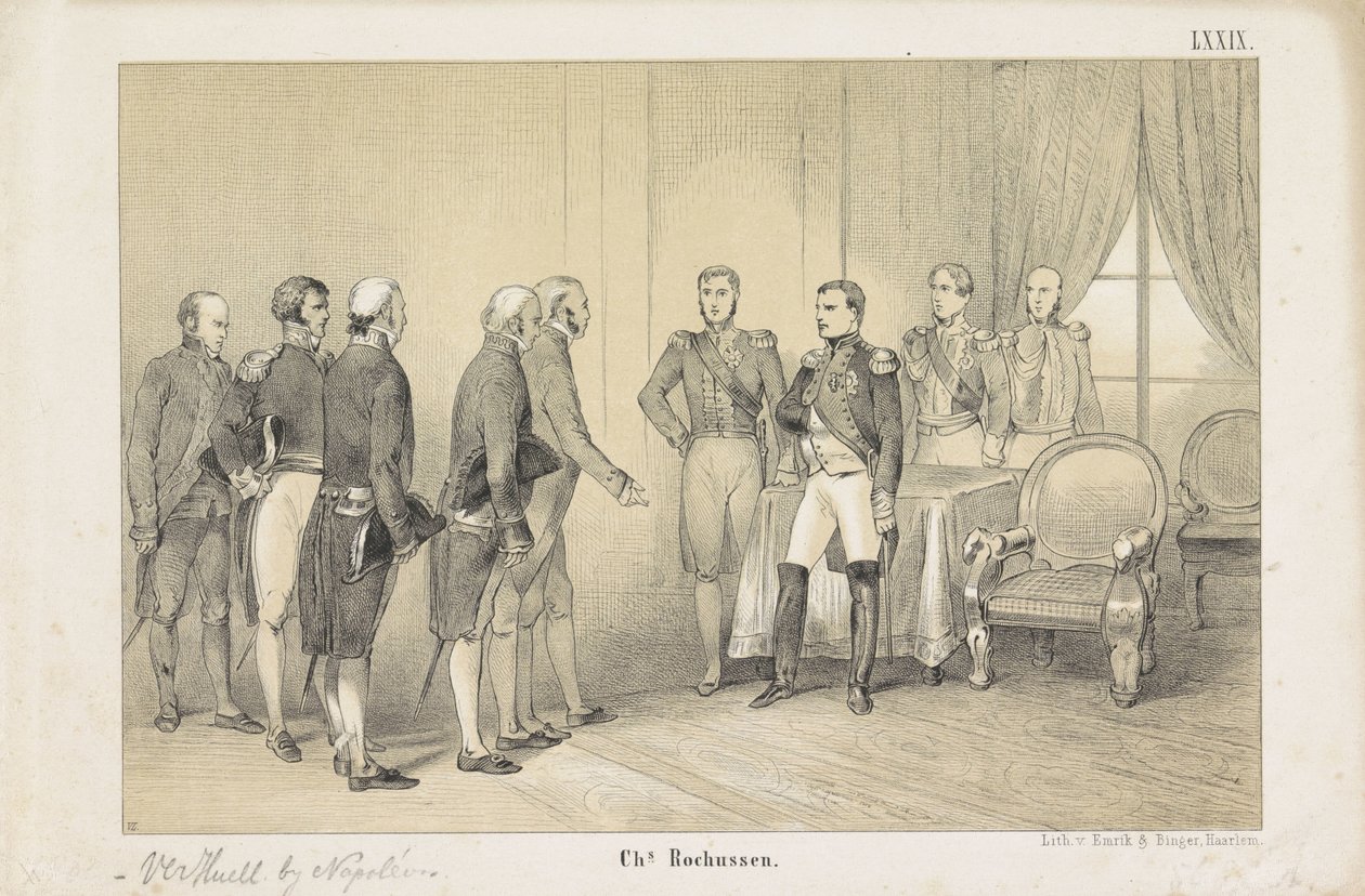 Verhuell Napóleonnal, 1806 alkotó: Unknown