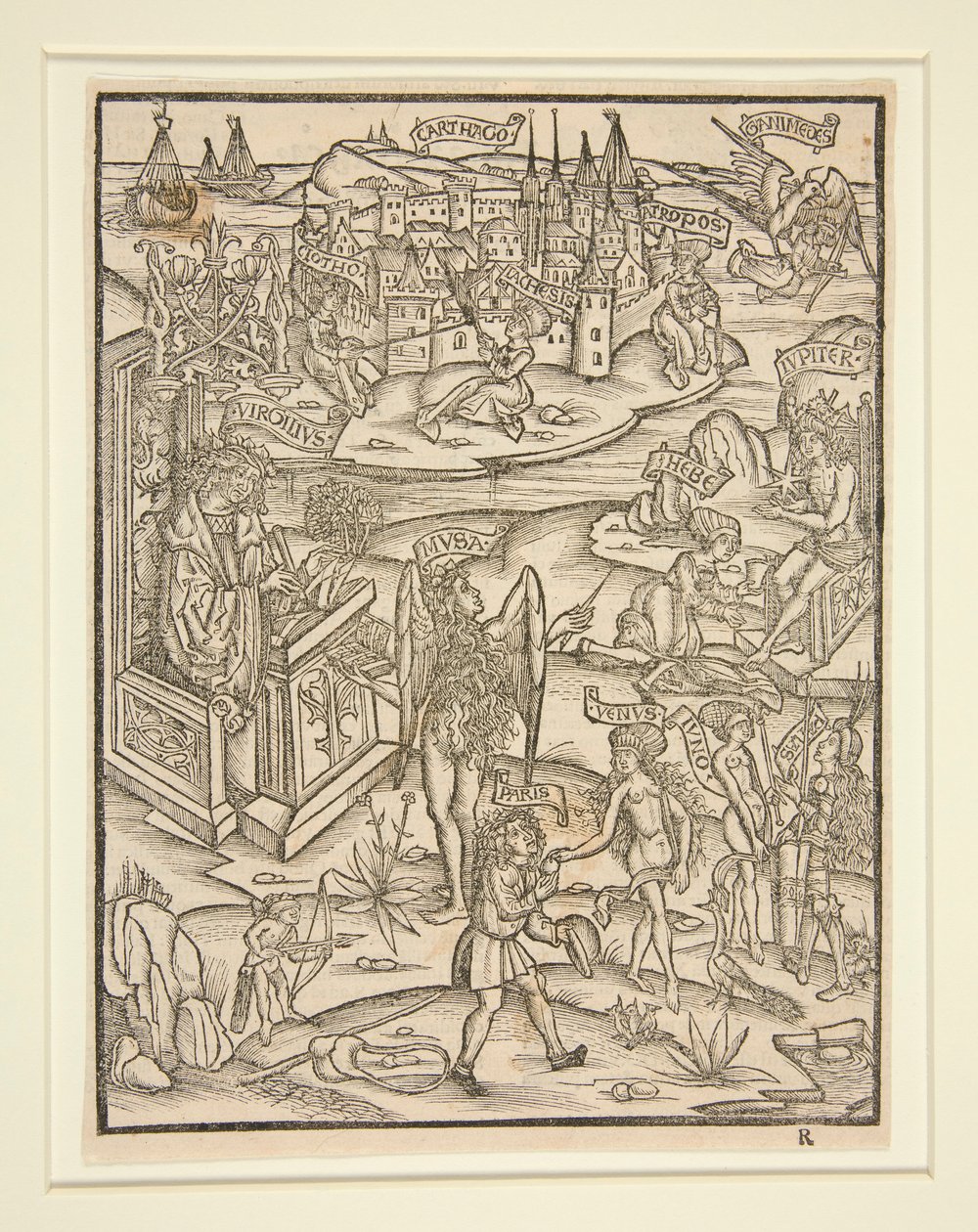 Fametszet a strasbourgi Vergiliusból, 1502 alkotó: Unknown