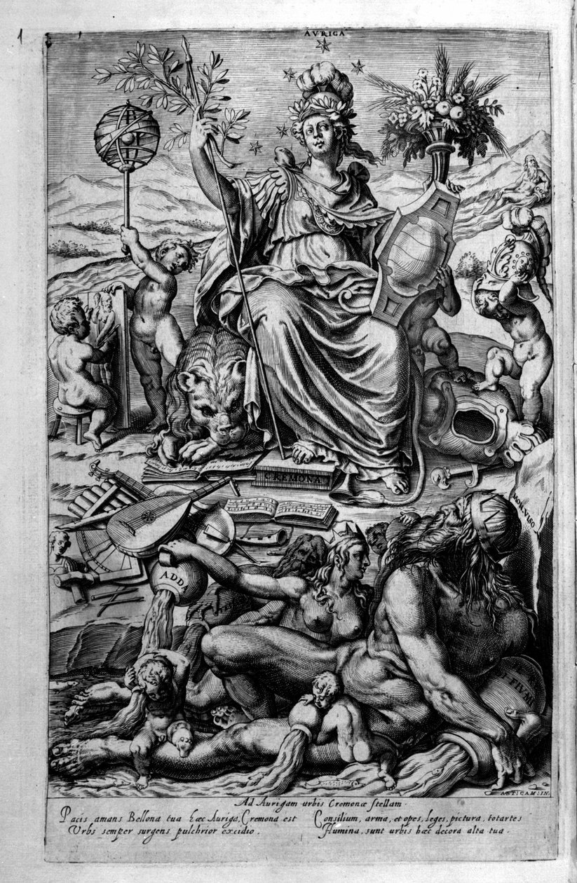 Cremona város allegóriája alkotó: Unknown artist