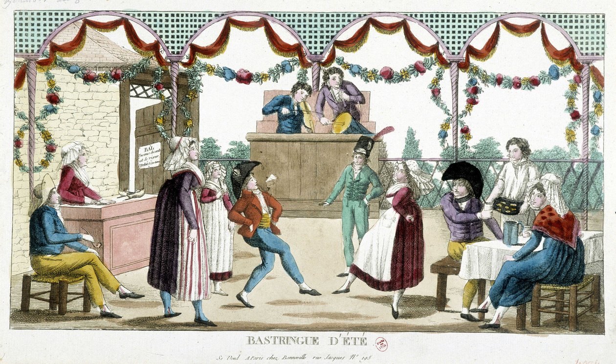 Bál: Nyári bastringe, n.d., 18. század vége alkotó: Unknown artist