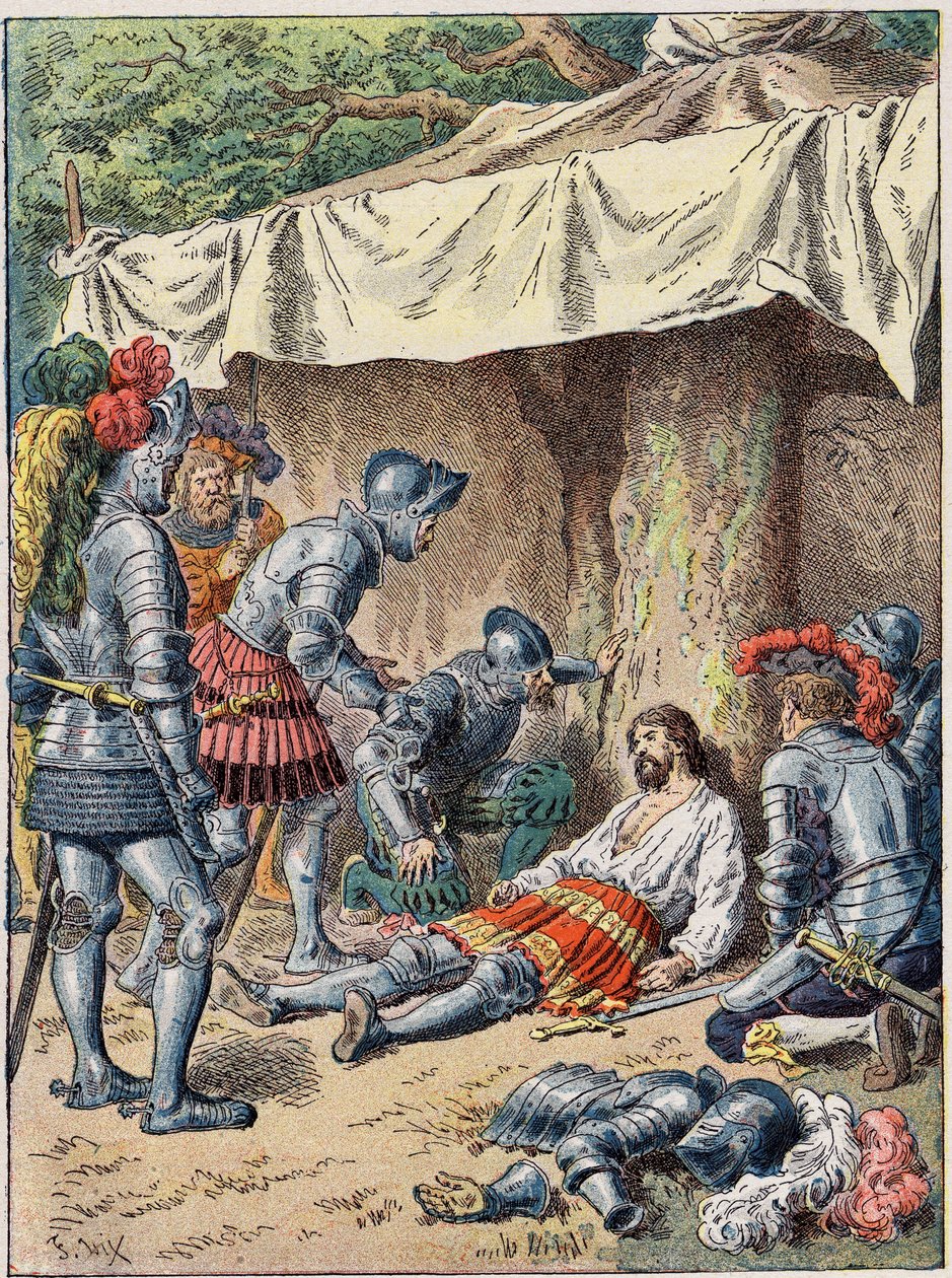 Bayard halála 1524-ben. alkotó: Unknown artist