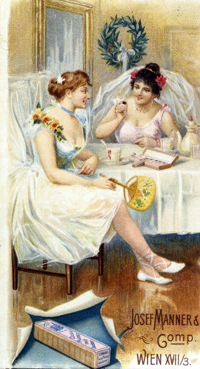 „Josef Manner & Gomp, Bécs” csokoládéreklám”. alkotó: Unknown artist