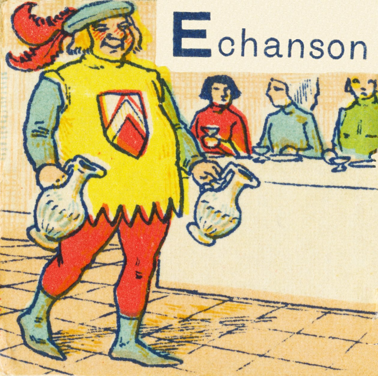 E, mint Echanson alkotó: Unknown artist