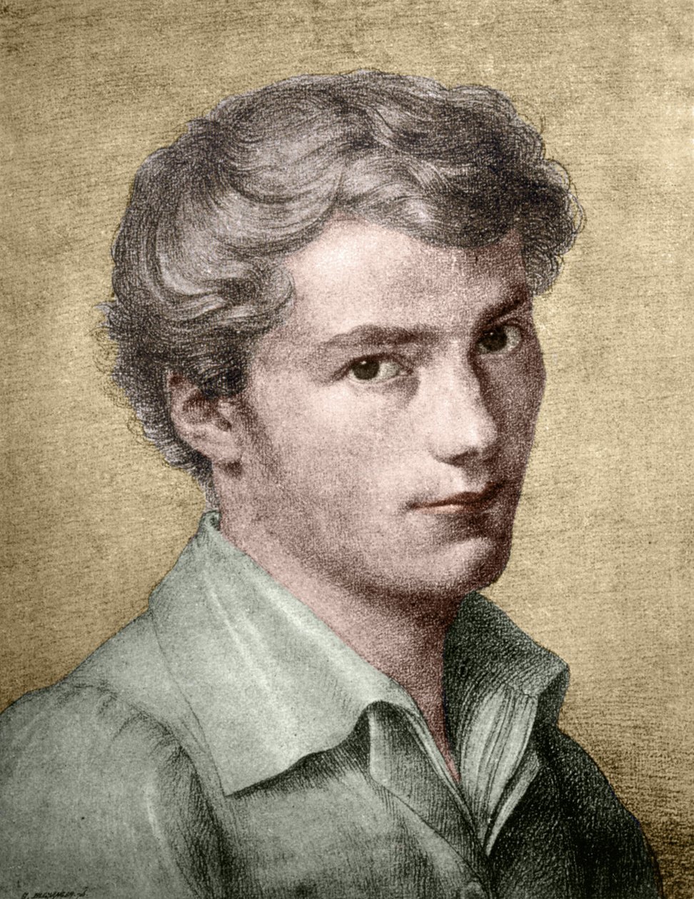 Franz Schubert (1797 - 1828) fiatal. alkotó: Unknown artist