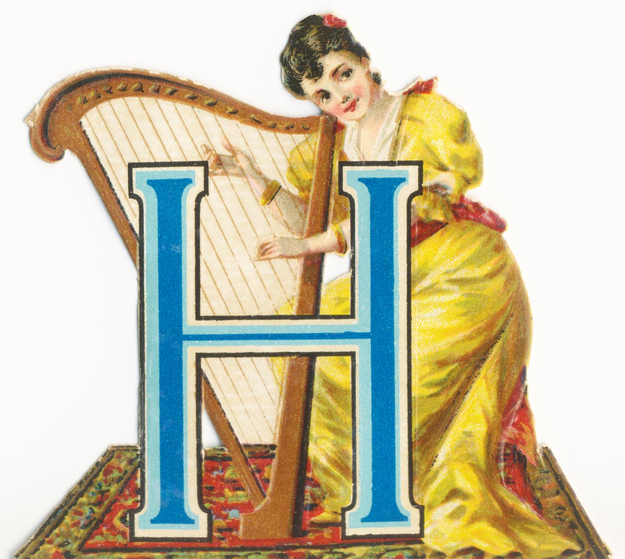 H: Hárfás alkotó: Unknown artist