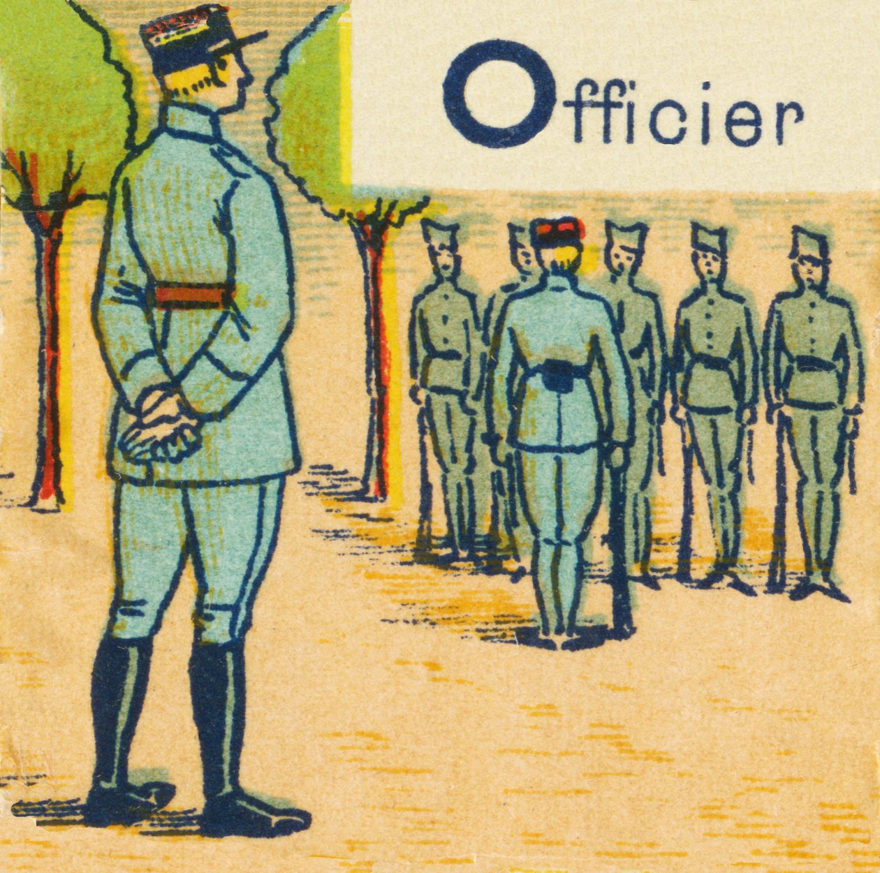 O mint tiszt alkotó: Unknown artist