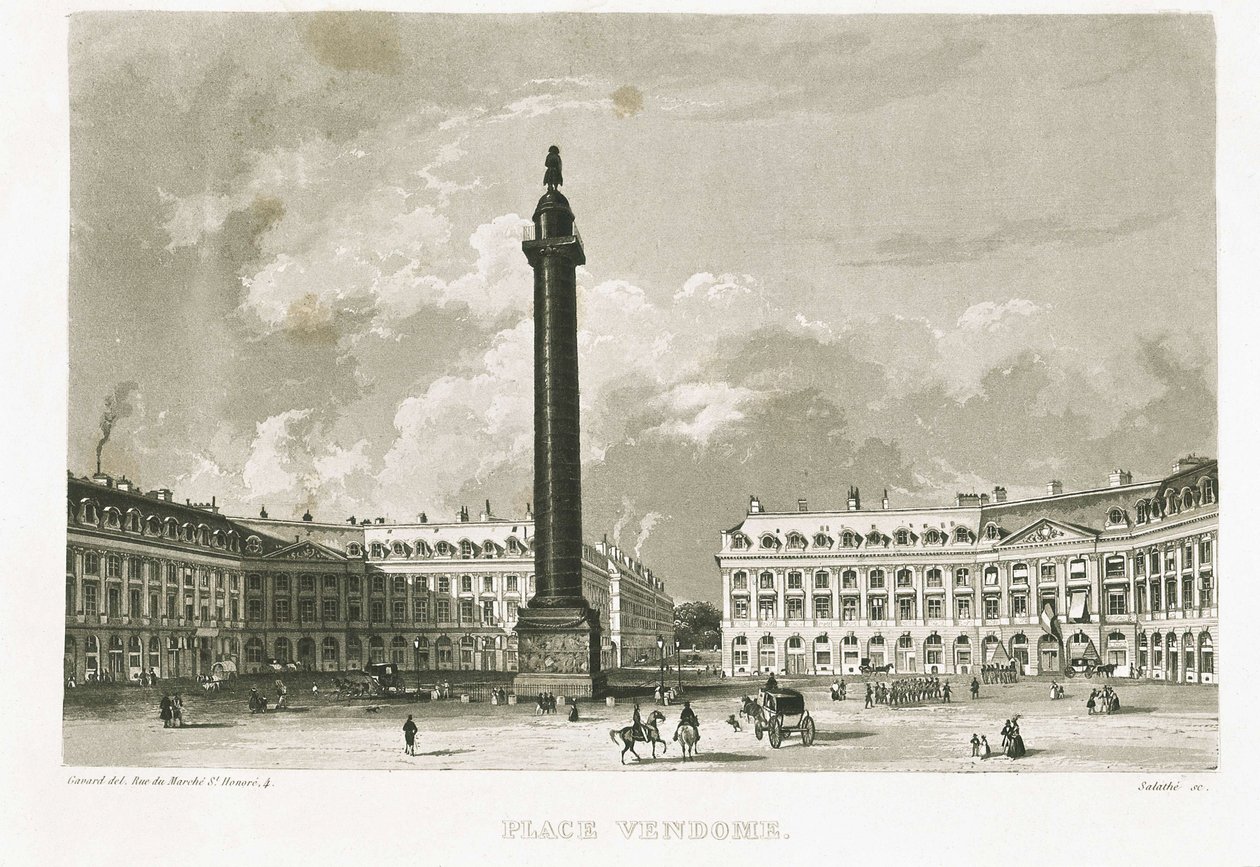 Párizs. Place Vendôme alkotó: Unknown artist
