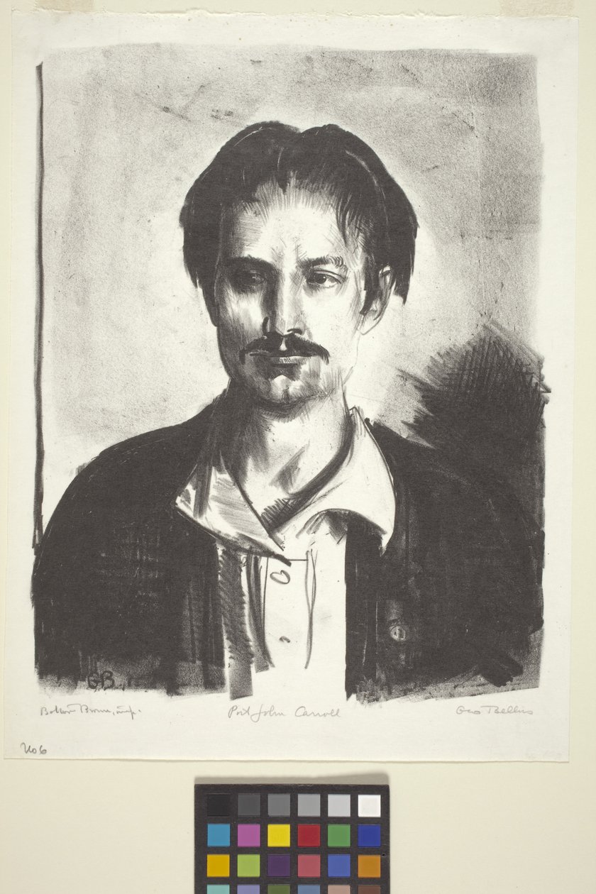 John Carroll portréja (tinta) alkotó: Unknown artist