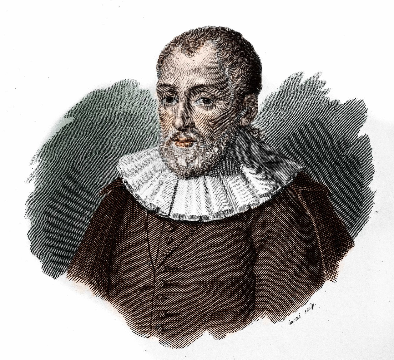 Bernardino Telesio portréja.Humanista alkotó: Unknown artist