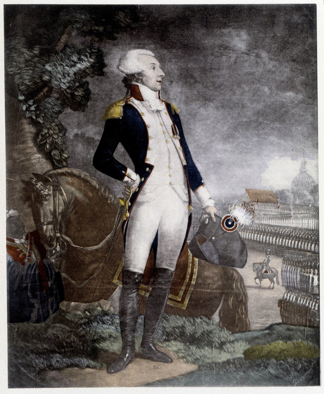 La Fayette tábornok portréja (Lafayette alkotó: Unknown artist