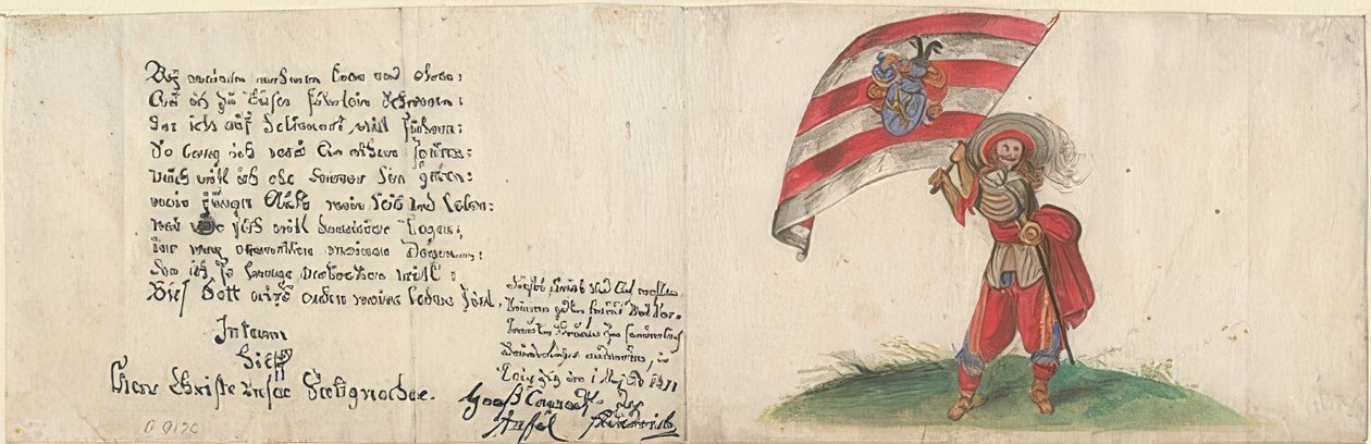 svájci zászlós. 1630 alkotó: Unknown