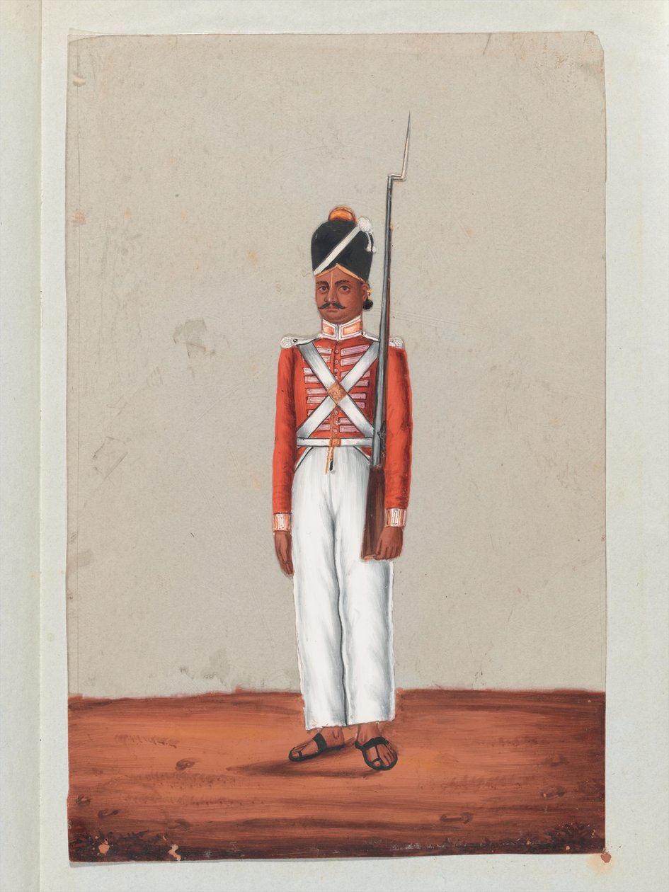 Sepoy, Madras Hadsereg alkotó: Unknown artist