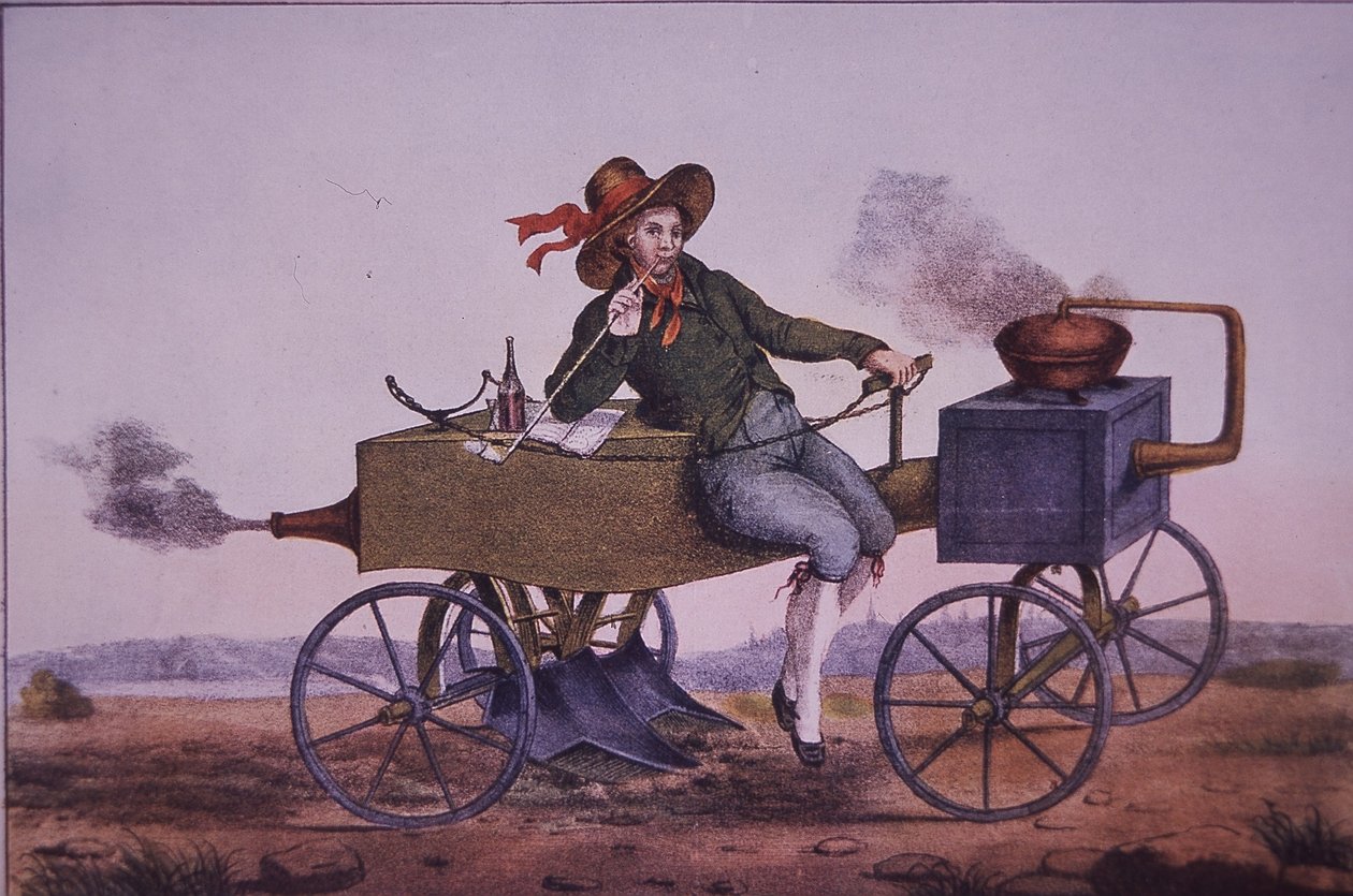 Gőzeke, 19. század eleji (színes litó) alkotó: Unknown artist