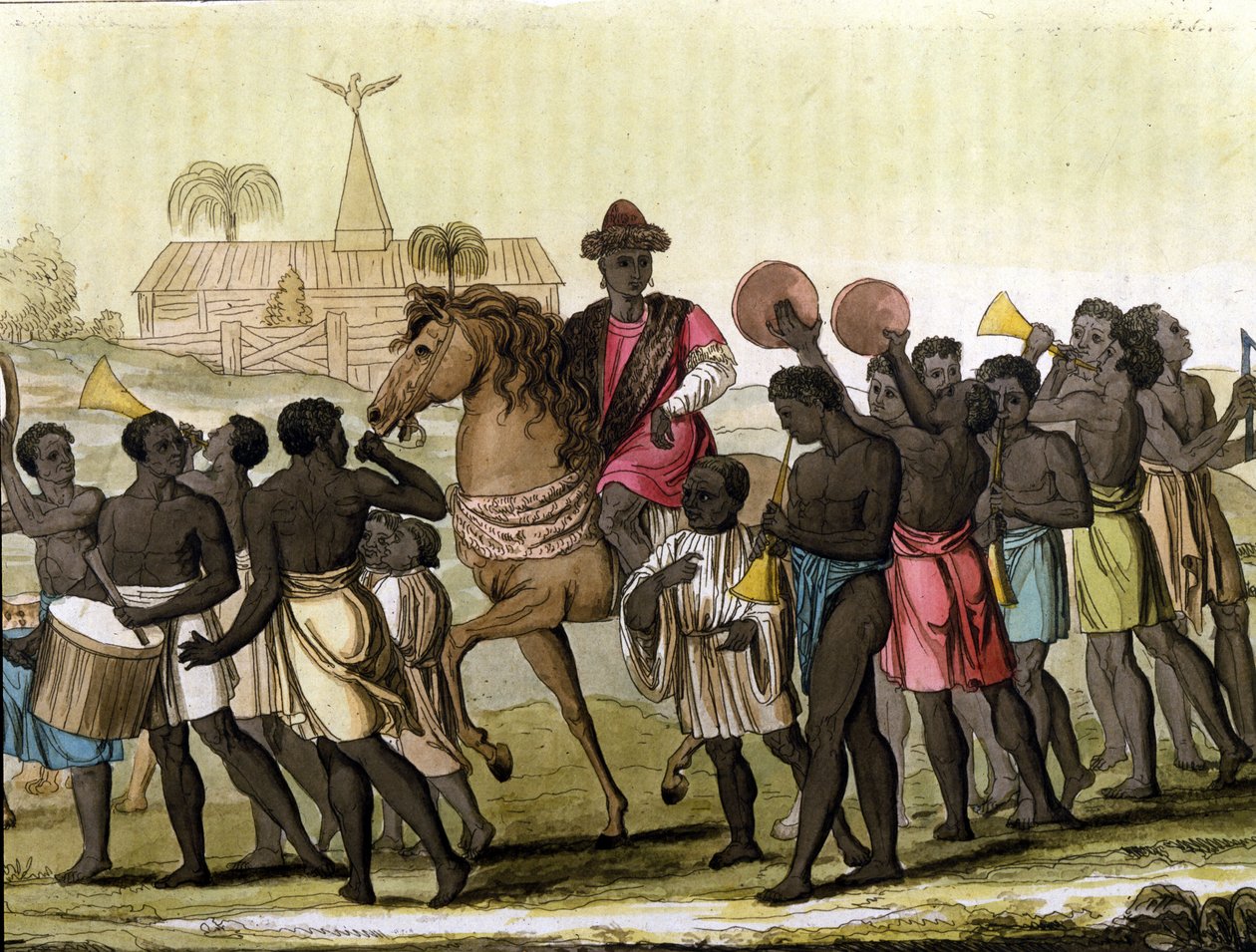 Benin királya (Dahomey). alkotó: Unknown artist