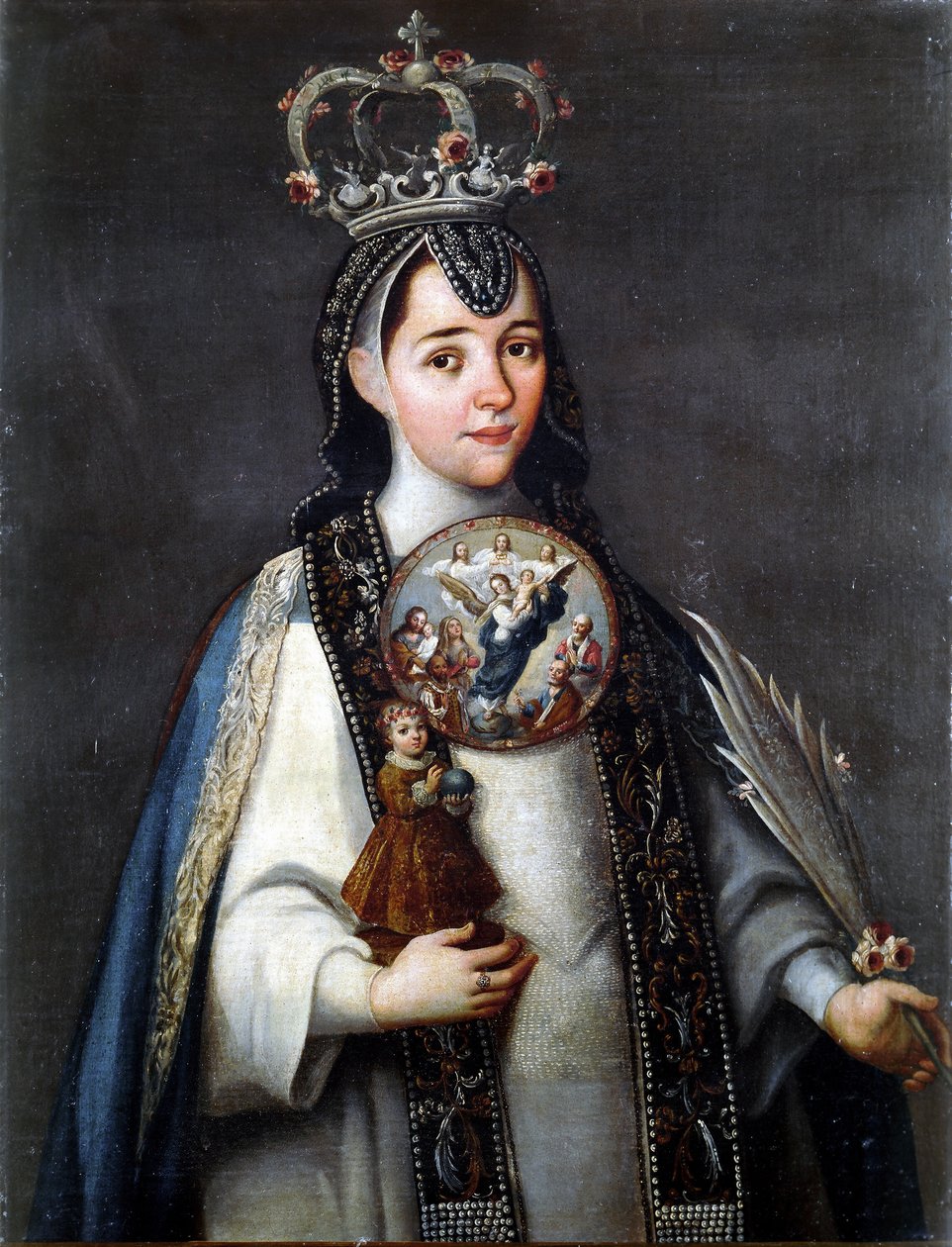 Spanyol: Monja concepcionista Apáca Fogadalmas apáca alkotó: Unknown artistUnknown artist