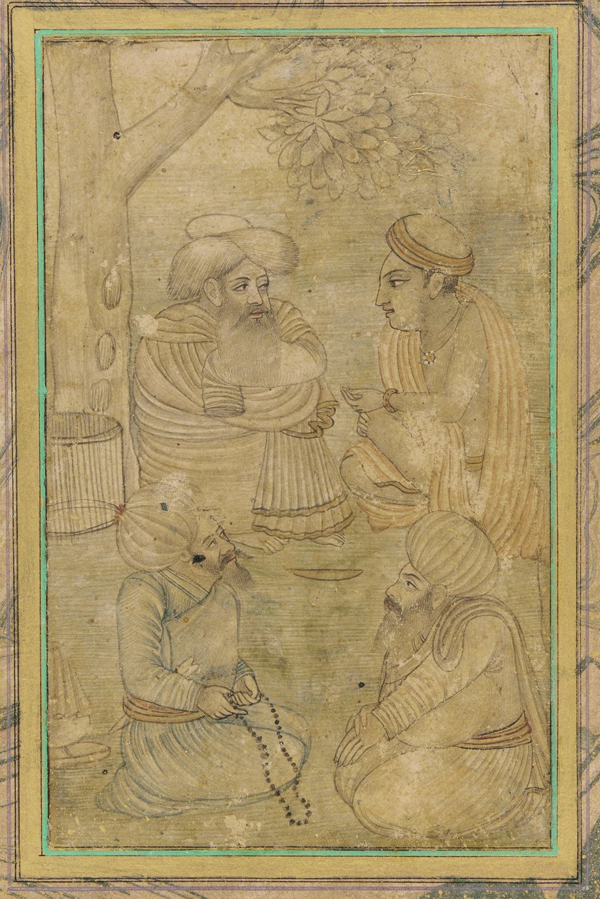 Egy hindu és három mahometán alkotó: Unknown artist