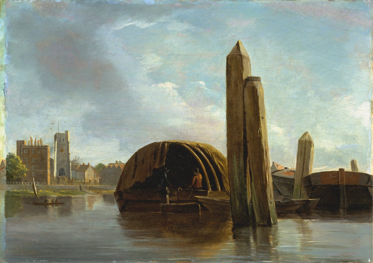 Lambeth kilátása alkotó: Unknown artist