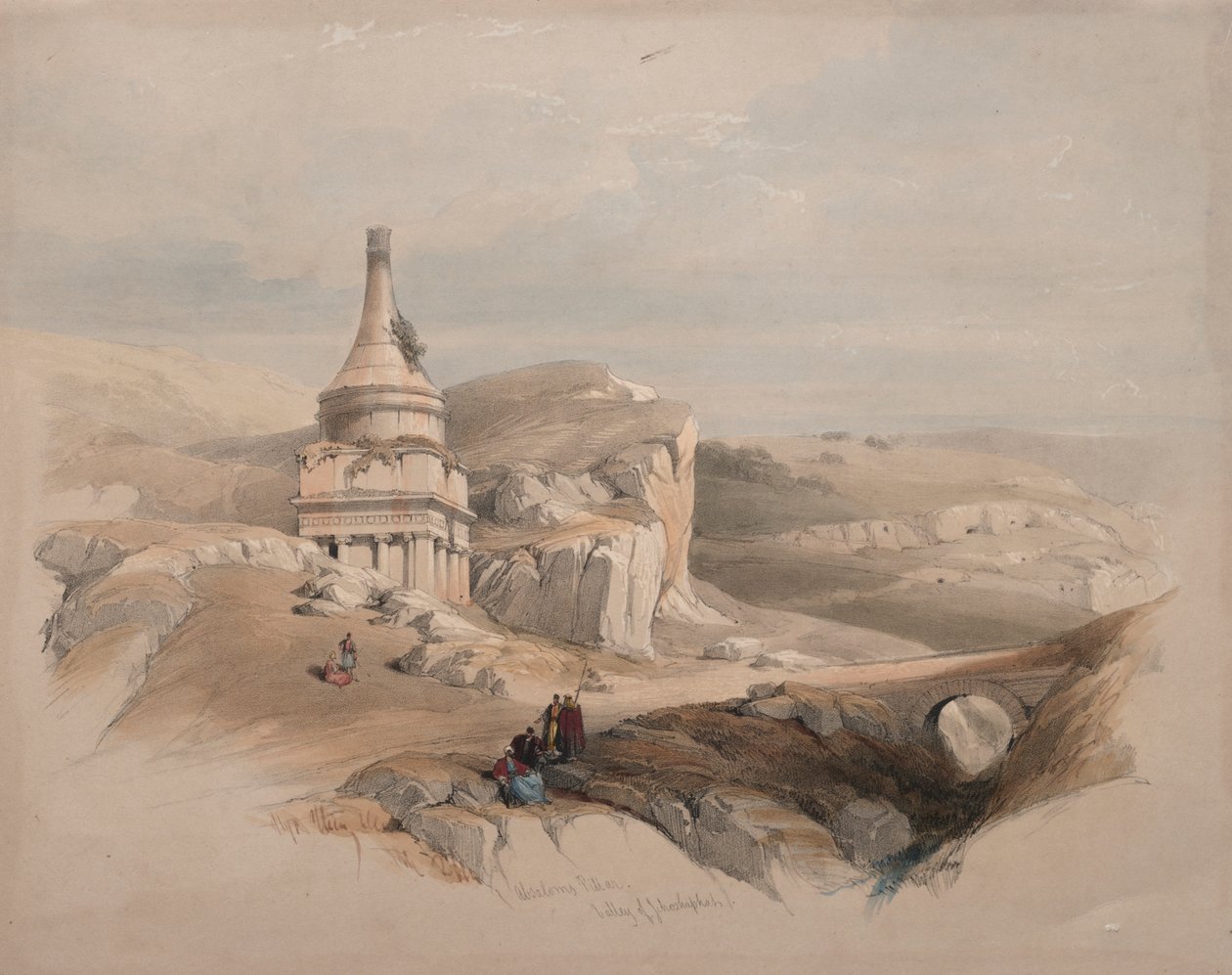 Absolon oszlopa, Josafát völgye alkotó: Unknown artist