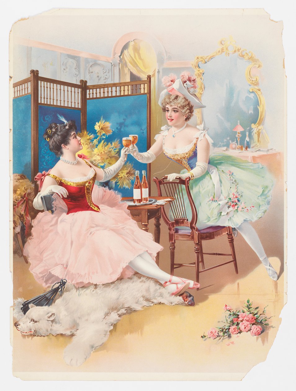Reklám egy italhoz alkotó: Unknown artist