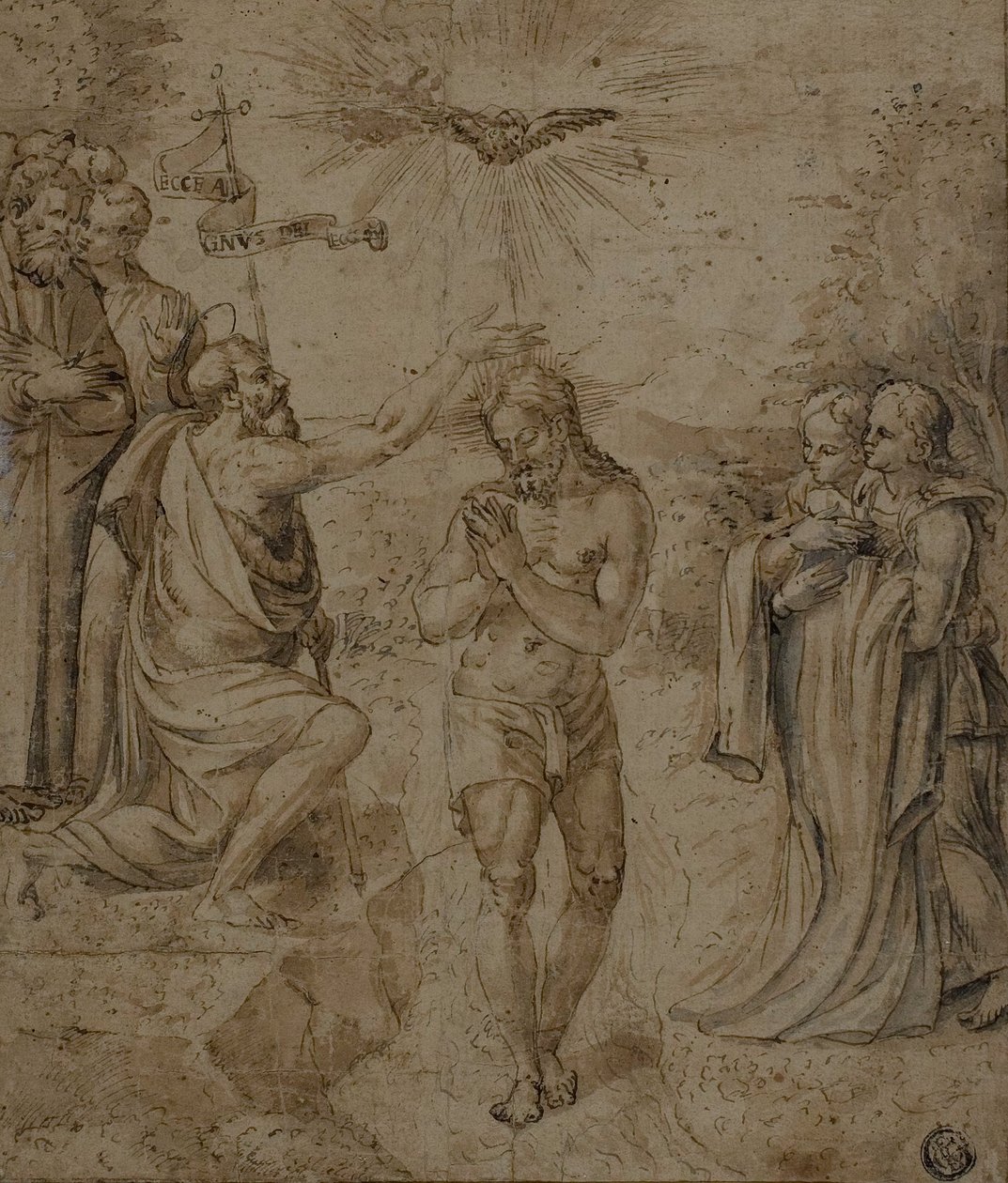Krisztus keresztsége alkotó: Unknown artist