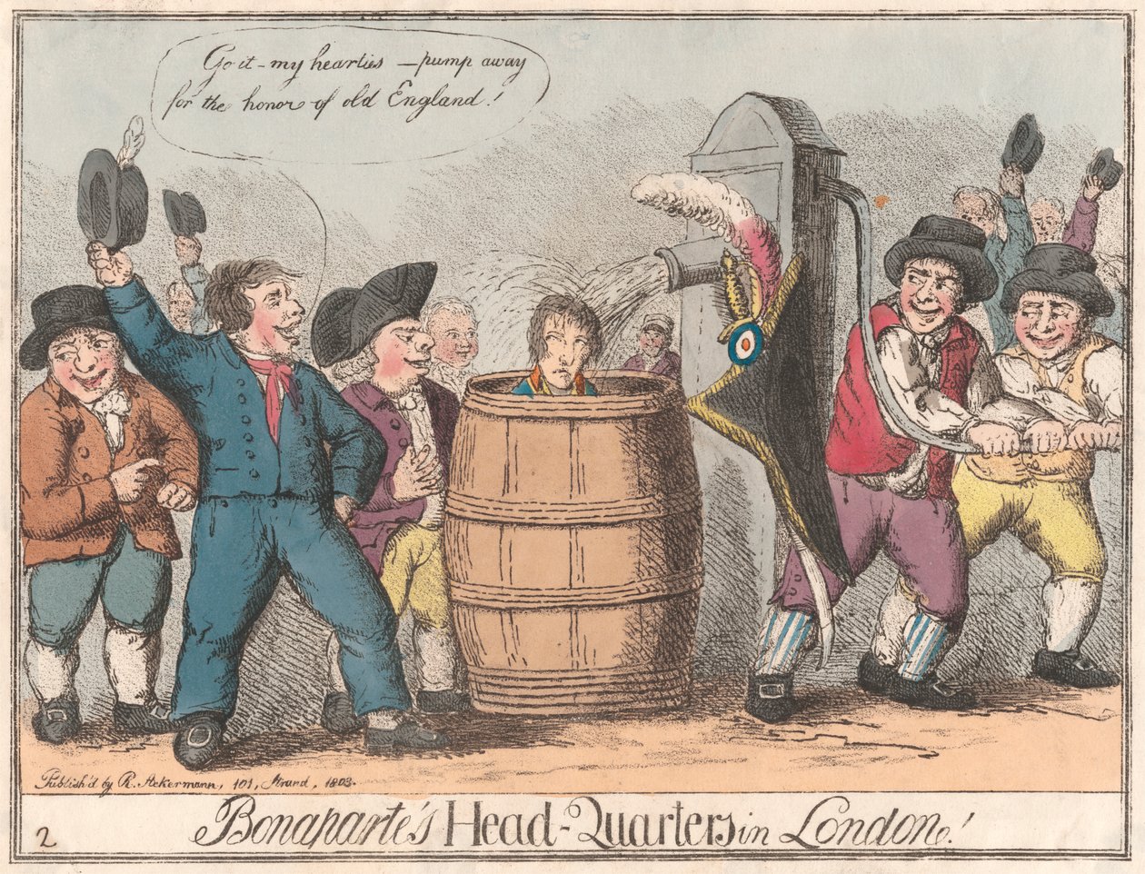 Bonaparte főhadiszállása Londonban alkotó: Unknown artist