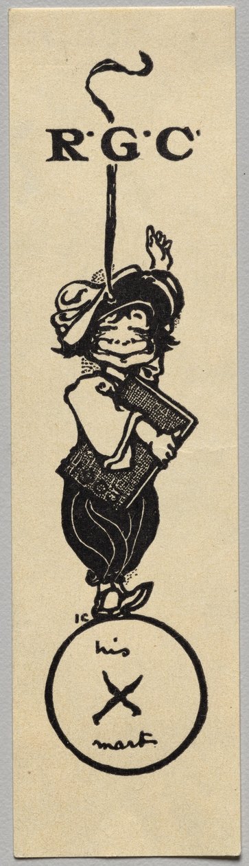 Könyvtábla: R. G. C. alkotó: Unknown artist
