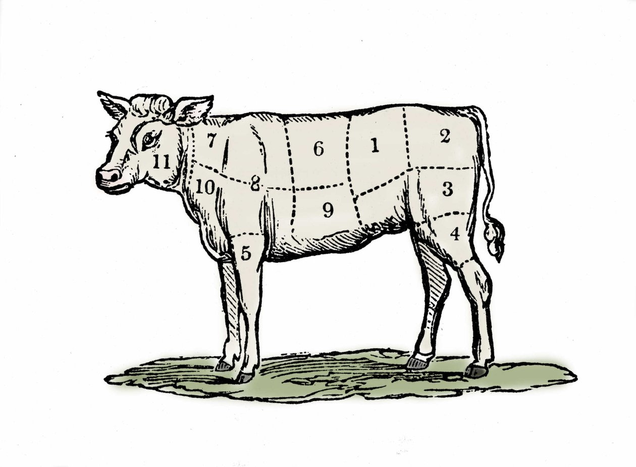 Befogó borjúhús. alkotó: Unknown artist