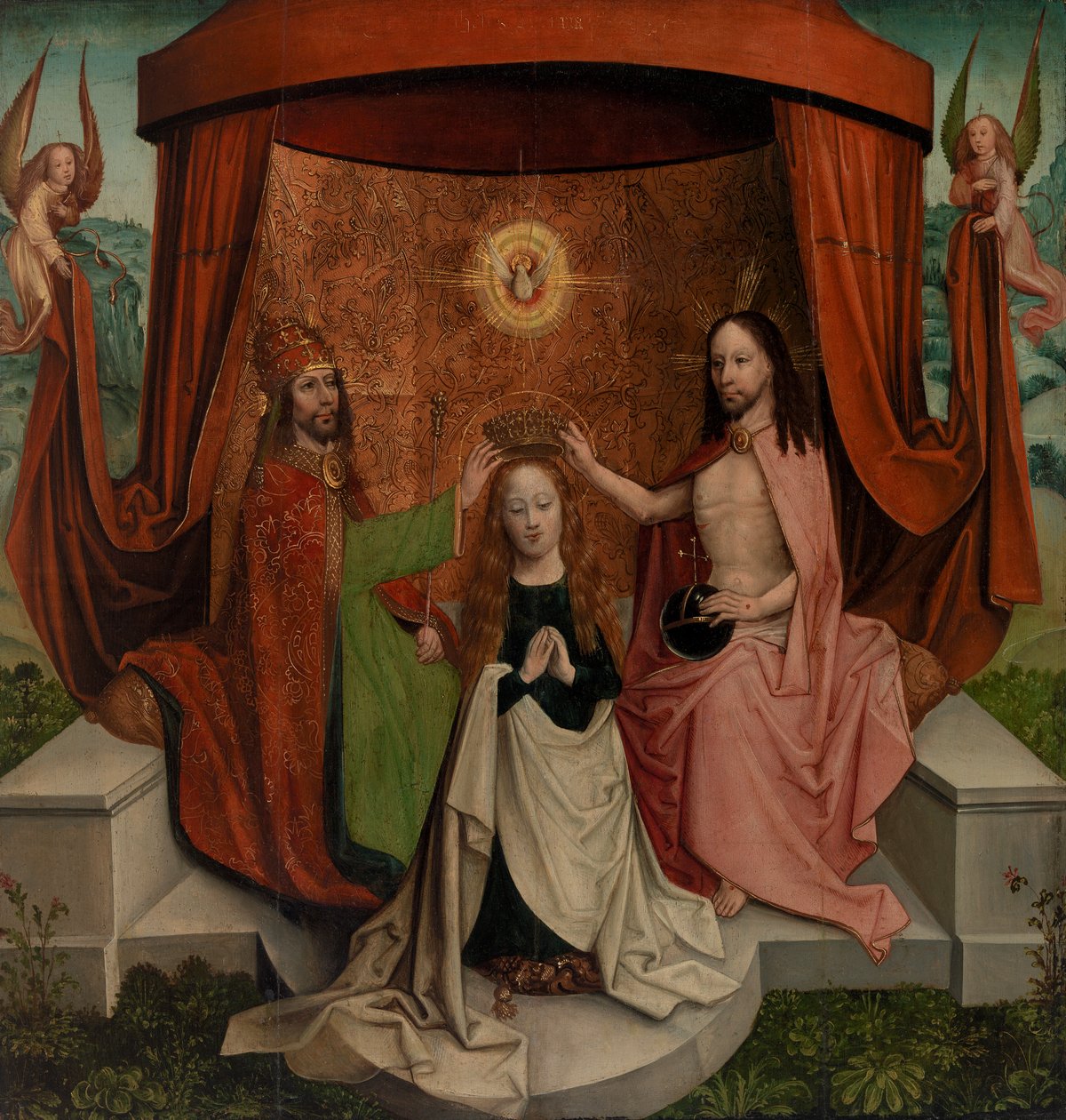 Szűz koronázása alkotó: Unknown artist