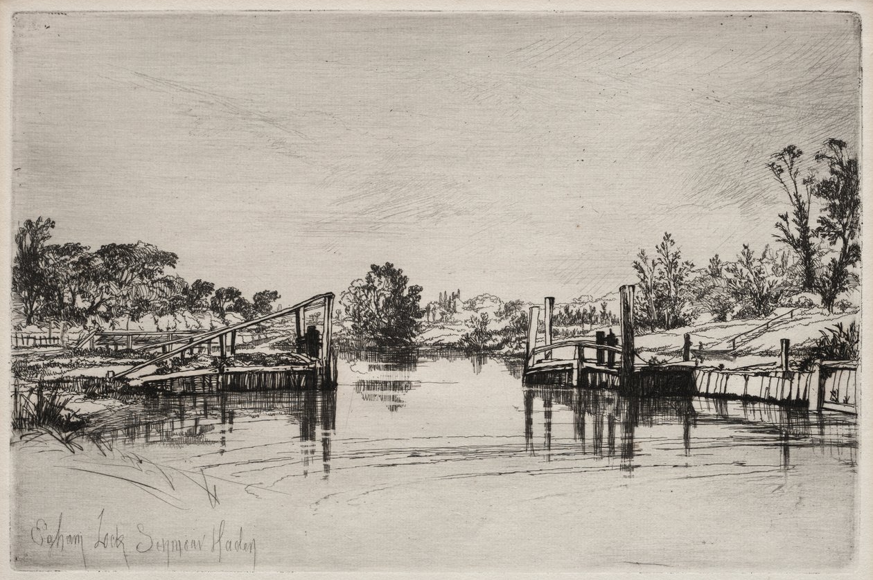 Egham Lock alkotó: Unknown artist
