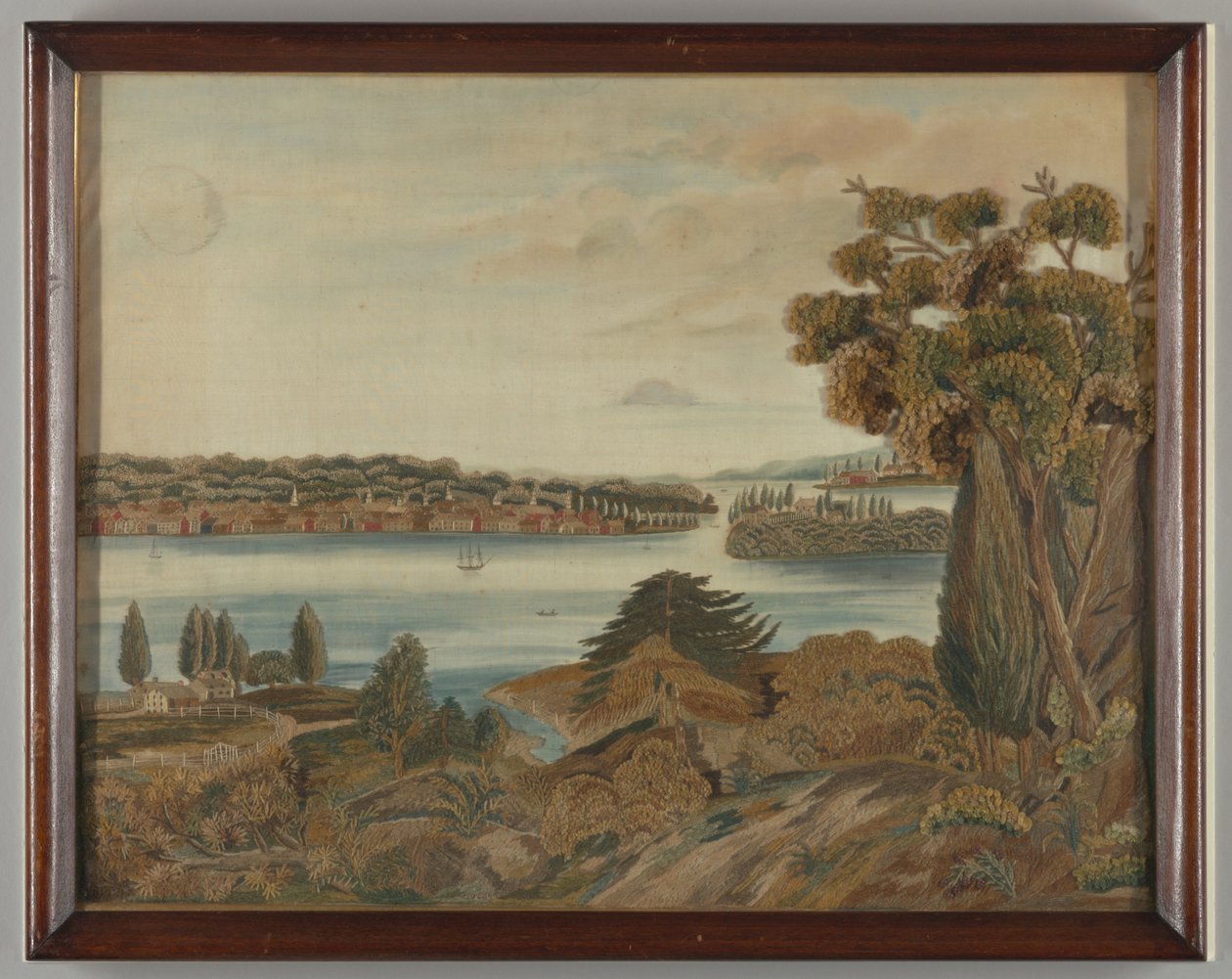 Hímzett kép alkotó: Unknown artist