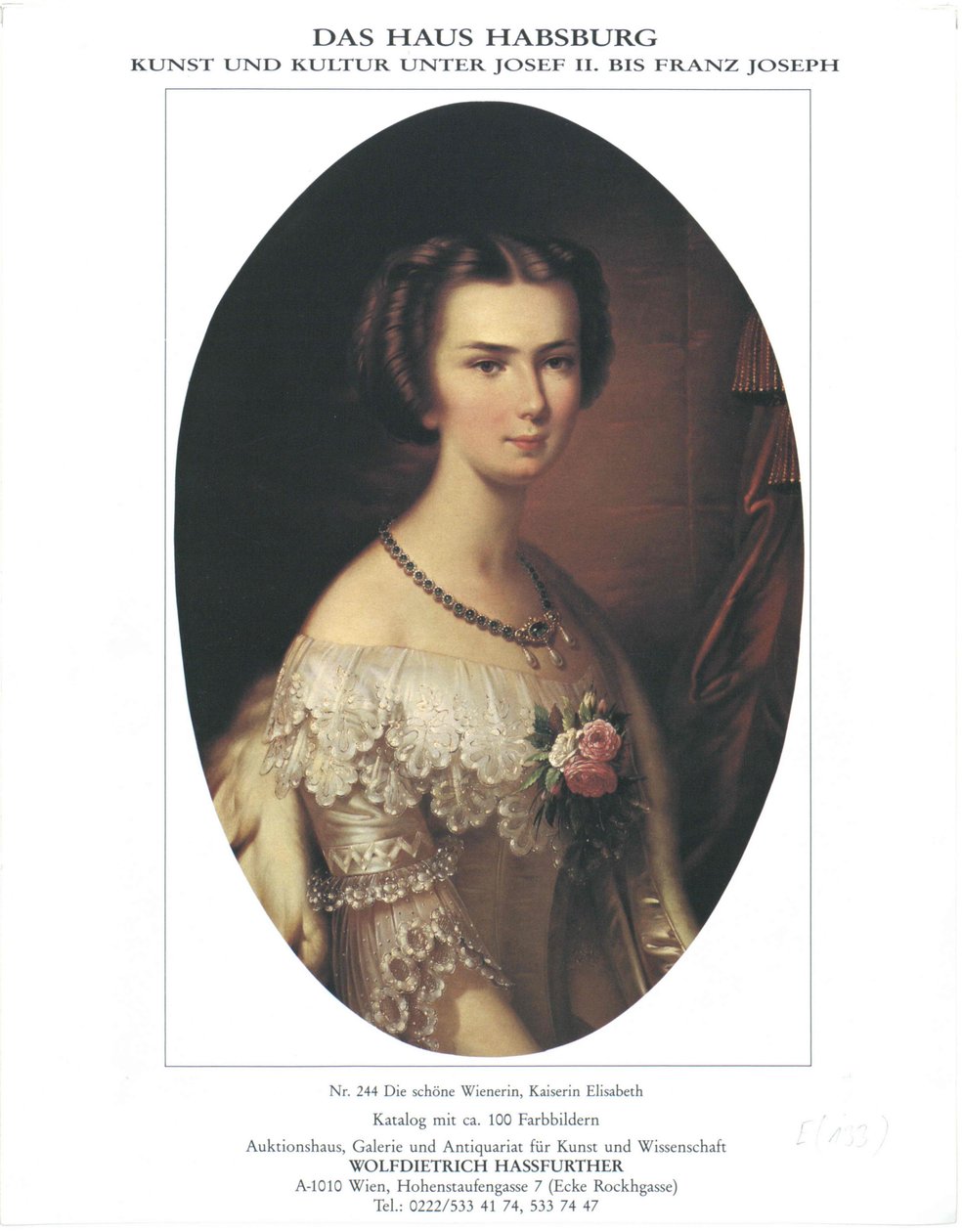 Erzsébet osztrák császárné alkotó: Unknown artist