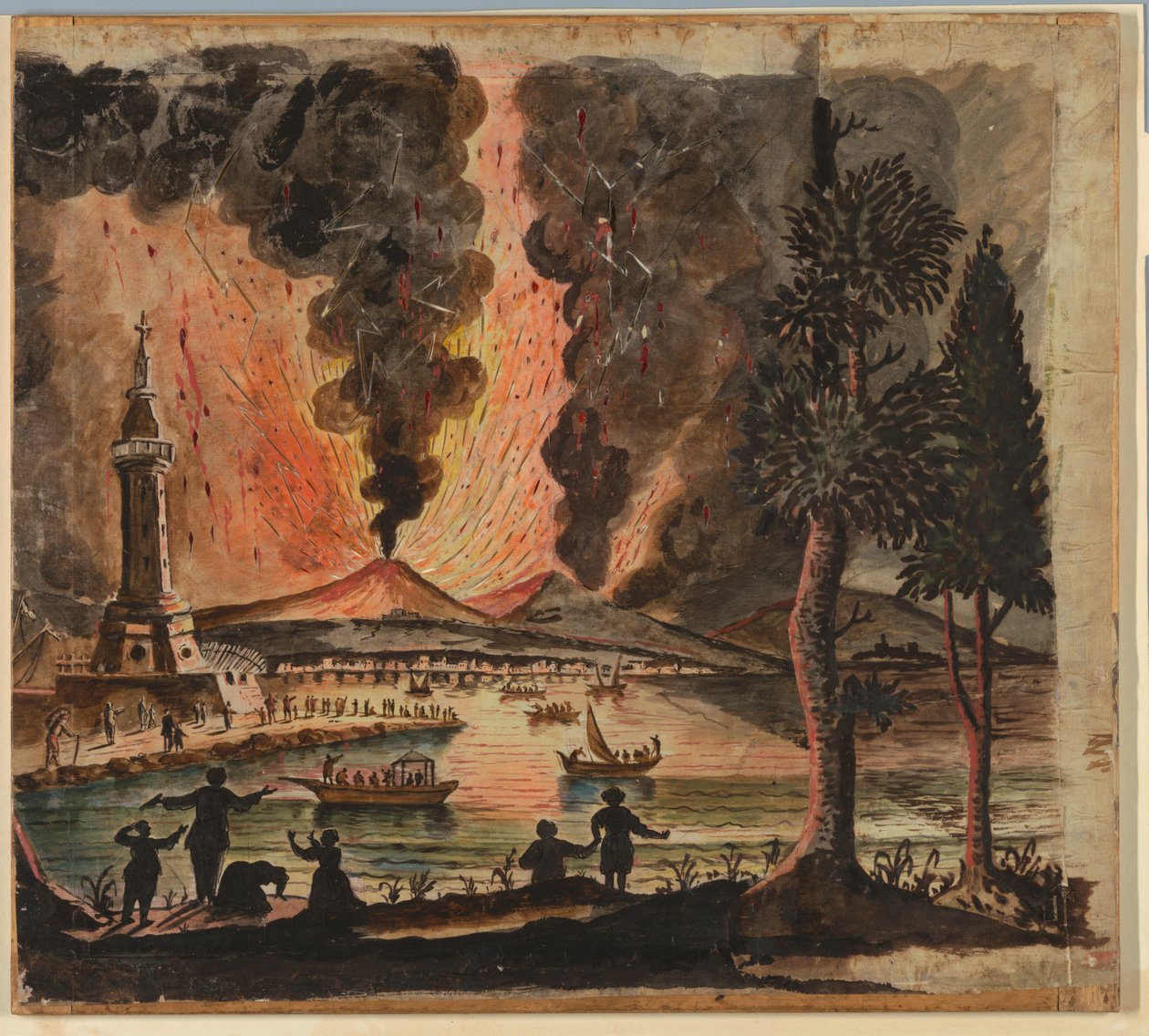 A Vezúv kitörése alkotó: Unknown artist