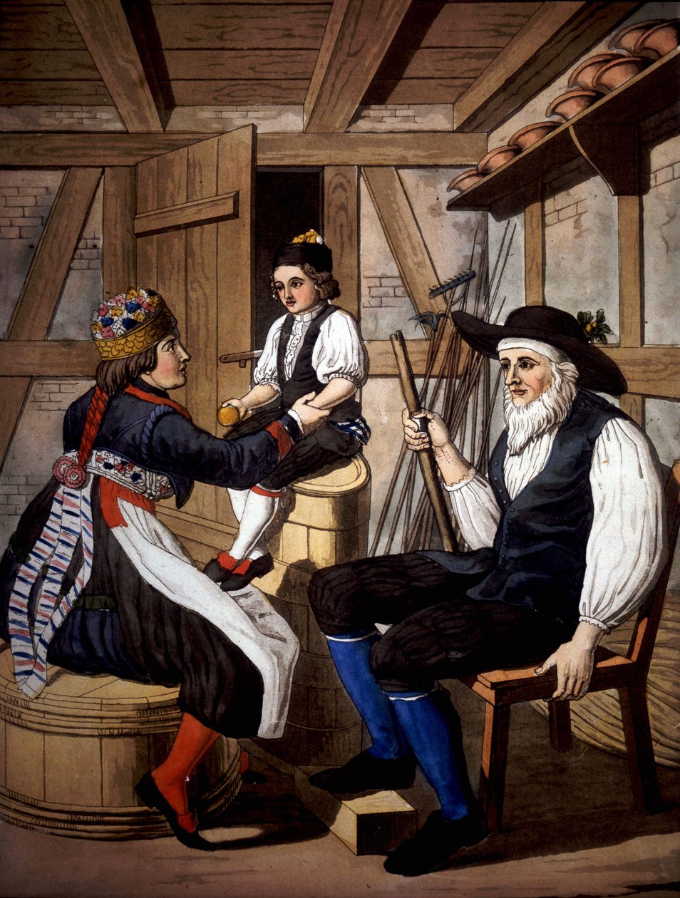 A svájci reformátusok elsőáldozása. 19. század. alkotó: Unknown artist
