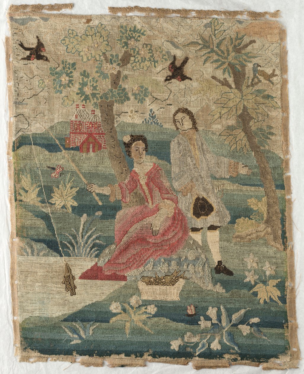 "Horgász hölgy" alkotó: Unknown artist